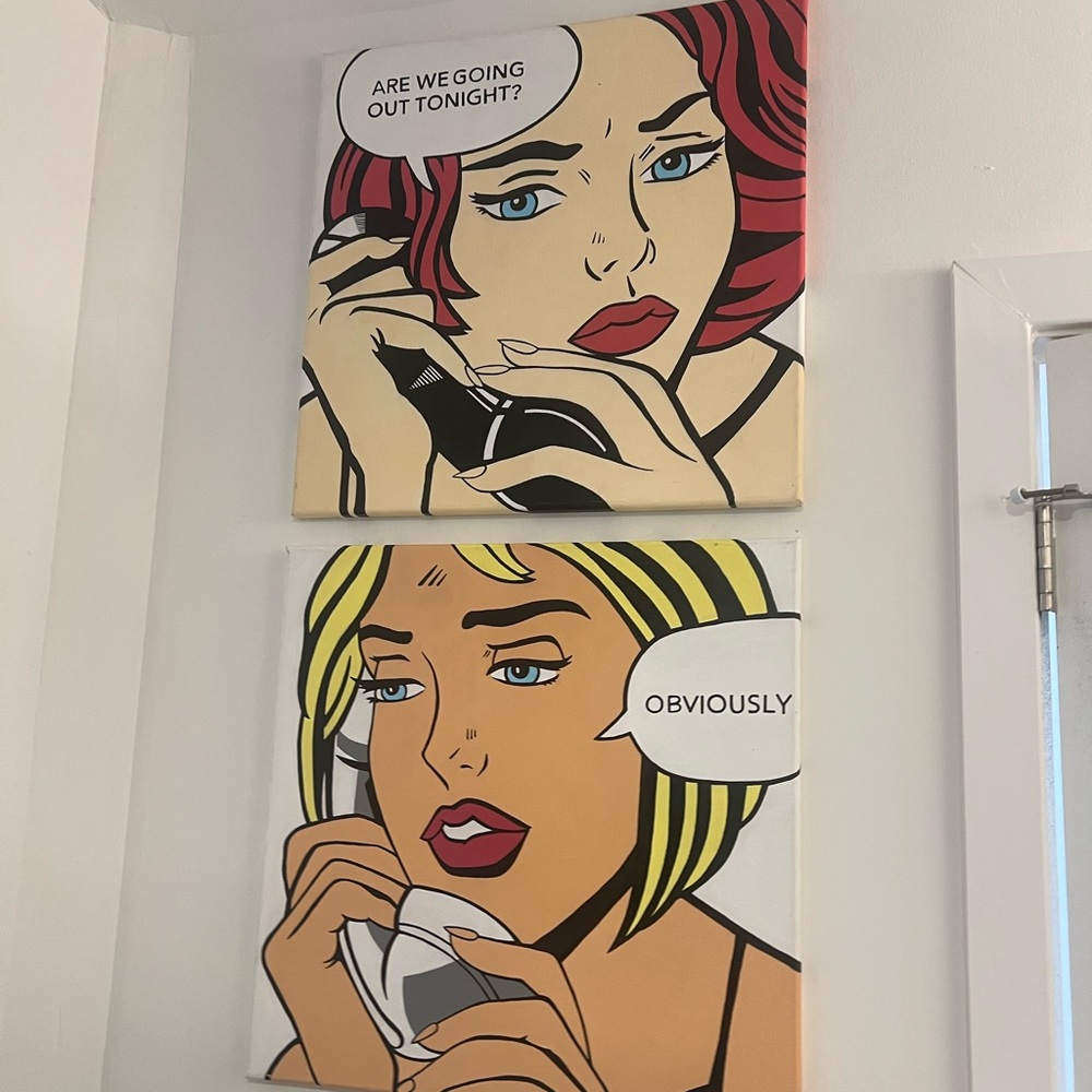 Pop art painting